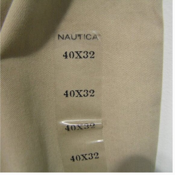 NEW NAUTICA KHAKI PANTS 40X32 - Picture 5 of 12